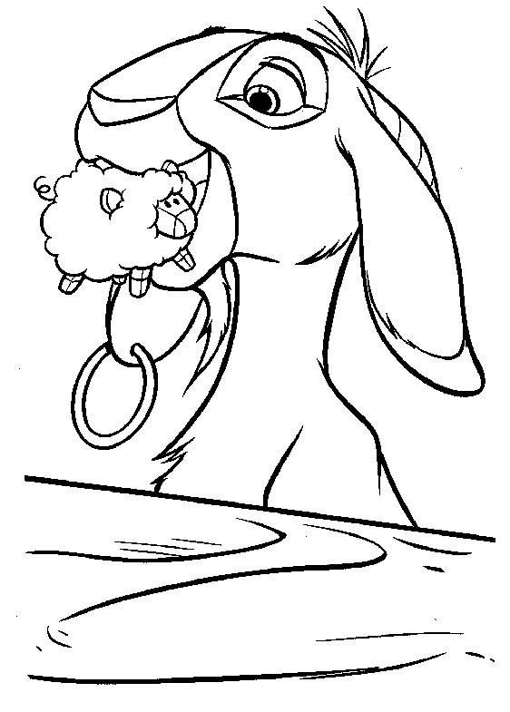 coloriage la chevre d esmeralda